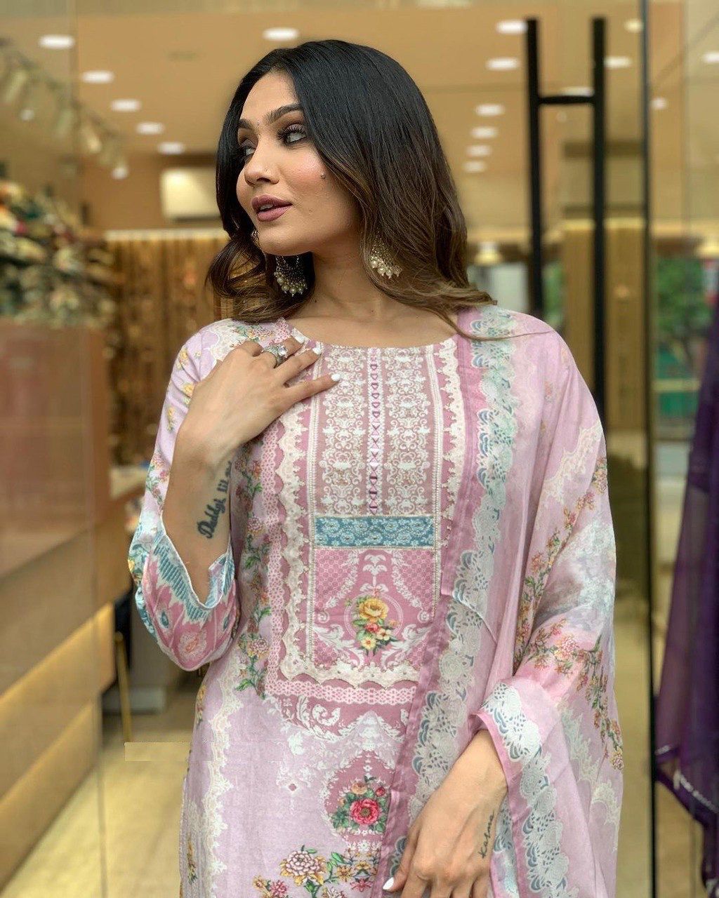 DC G22 Light Pink in Maslin Digital Print Salwar Suit . Wedding, Party, Festive, Events, Introductory Price ₹1749. Delivery 4-6 Working Days. Shop now. | Jump Suits, Salwar suit, Casual Suits, Creative suits, Designer Suits, Palazzo Suits, Party Wear Suits, Patiala Suits, Straight Suits