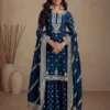 FC 7466 Teal Chinon Silk Salwar Suit with Embroidery Work & Lace Work. Affordable Price ₹2599. Delivery 4-6 Working Days. Shop now. | Jump Suits, Salwar suit, Casual Suits, Creative suits, Designer Suits, Palazzo Suits, Party Wear Suits, Patiala Suits, Straight Suits