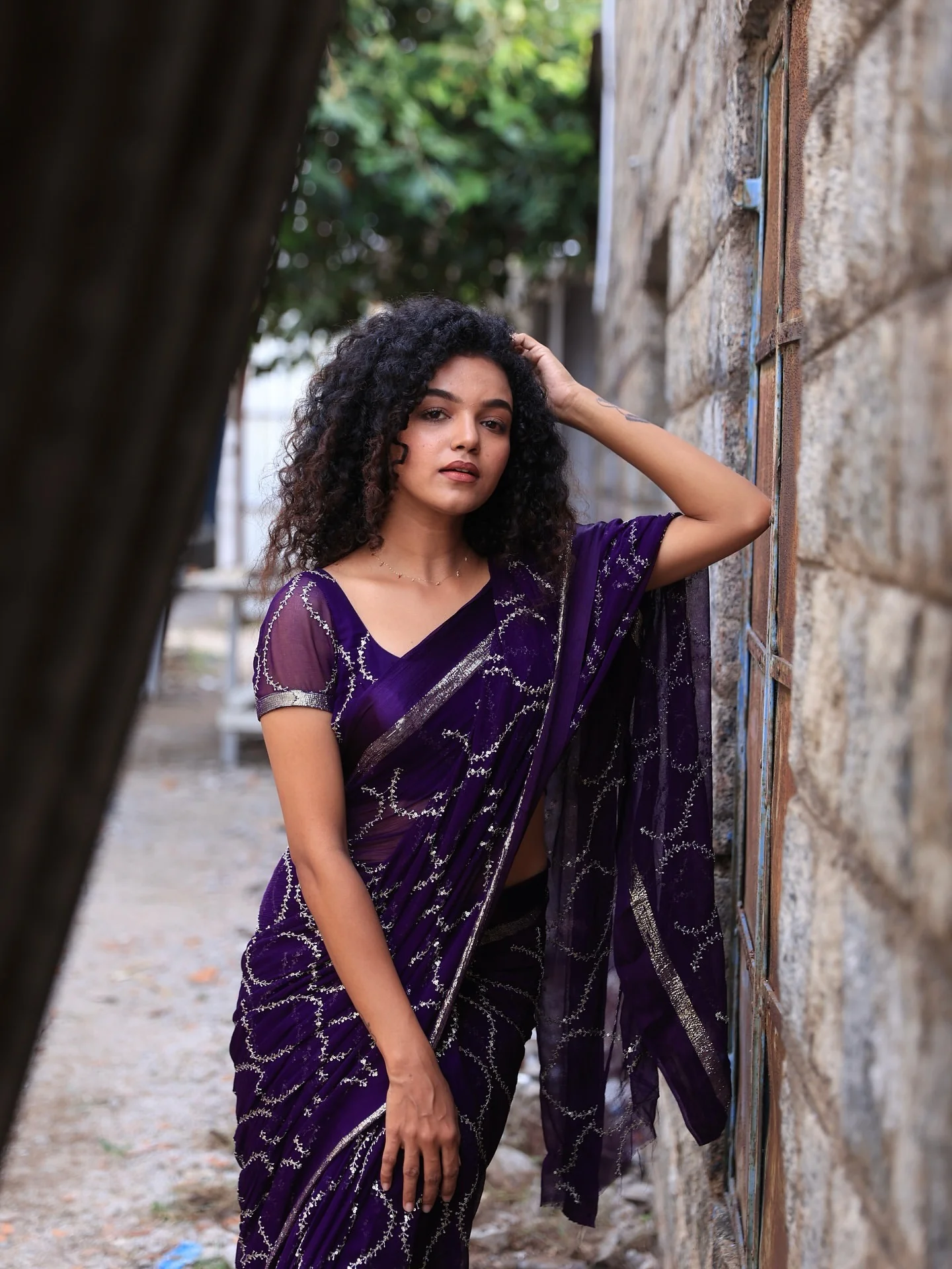 MS 505 Purple Viscose Satin Saree with Sequins Work & Embroidery Work. Special Price ₹1599. Delivery 4-6 Working Days. Shop now. | Designer Sarees, Sarees, Bollywood Sarees, Creative Sarees, Embroidered Sarees, Ethnic Saree, Modern Digital sarees, Party Wear Sarees