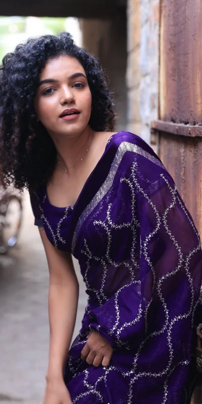 MS 505 Purple Viscose Satin Saree with Sequins Work & Embroidery Work. Special Price ₹1599. Delivery 4-6 Working Days. Shop now. | Designer Sarees, Sarees, Bollywood Sarees, Creative Sarees, Embroidered Sarees, Ethnic Saree, Modern Digital sarees, Party Wear Sarees