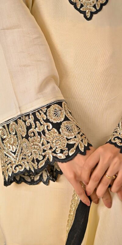 MD 3079 Cream Color Roman Silk Salwar Suit with Embroidery Work. Available at ₹2499 only. Delivery 4-6 Working Days. Shop now. | Jump Suits, Salwar suit, Casual Suits, Creative suits, Designer Suits, Palazzo Suits, Party Wear Suits, Patiala Suits, Straight Suits