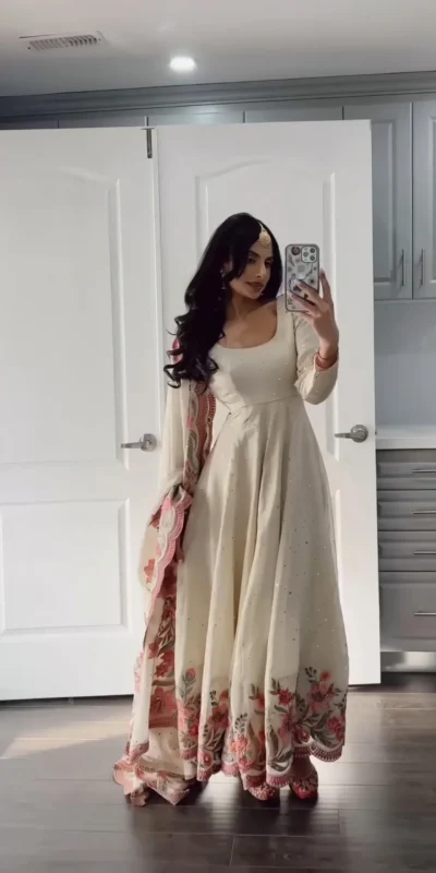 RTC 5873 White Color Chinon Silk Salwar Suit with Designer Work. Exclusive Offer ₹2449. Delivery 4-6 Working Days. Shop now. | Jump Suits, Salwar suit, Casual Suits, Creative suits, Designer Suits, Palazzo Suits, Party Wear Suits, Patiala Suits, Straight Suits