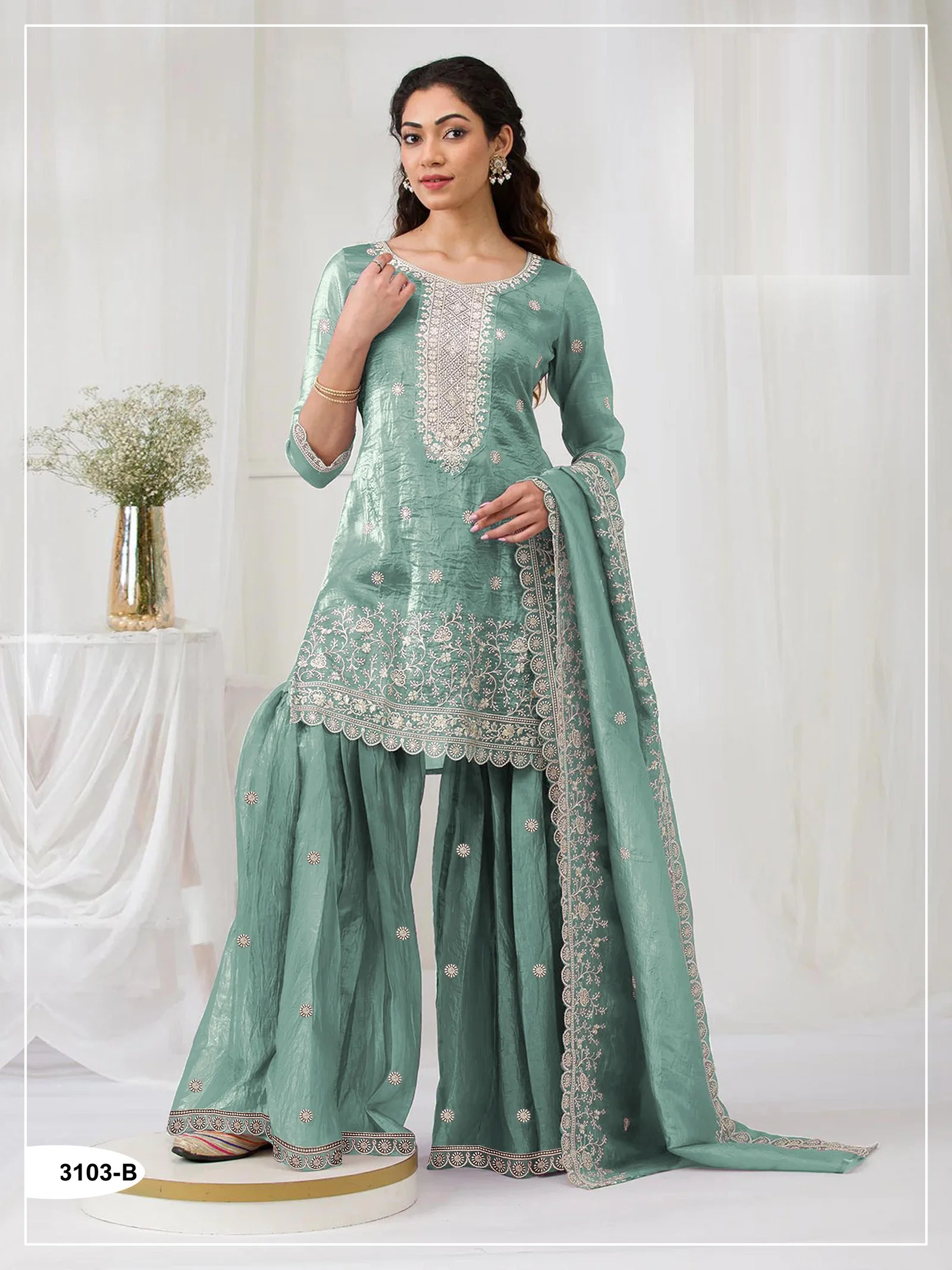 FC 3103 Sea Green Fancy Gold Crush Salwar Suit Perfect for Wedding, Party, Haldi, Onam, Festival Celebrations – . Get it for ₹2549. Delivery 4-6 Work | Jump Suits, Salwar suit, Casual Suits, Creative suits, Designer Suits, Palazzo Suits, Party Wear Suits, Patiala Suits, Straight Suits