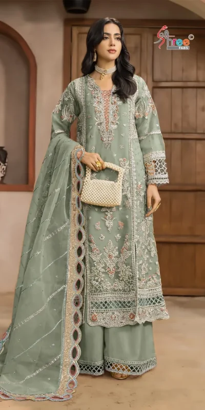 FC 1232 Pista| Chiffon Salwar Suit with Embroidery Work & Sequins Work. Introductory Price ₹2649. Delivery 4-6 Working Days. Shop now. | Jump Suits, Salwar suit, Casual Suits, Creative suits, Designer Suits, Palazzo Suits, Party Wear Suits, Patiala Suits, Straight Suits