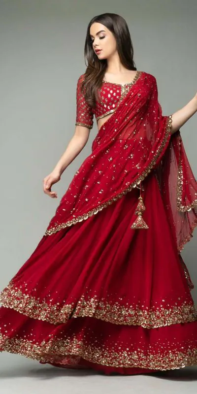 resplendent-red-color-trendy-sequence-work-ruffle-lehenga-choli
