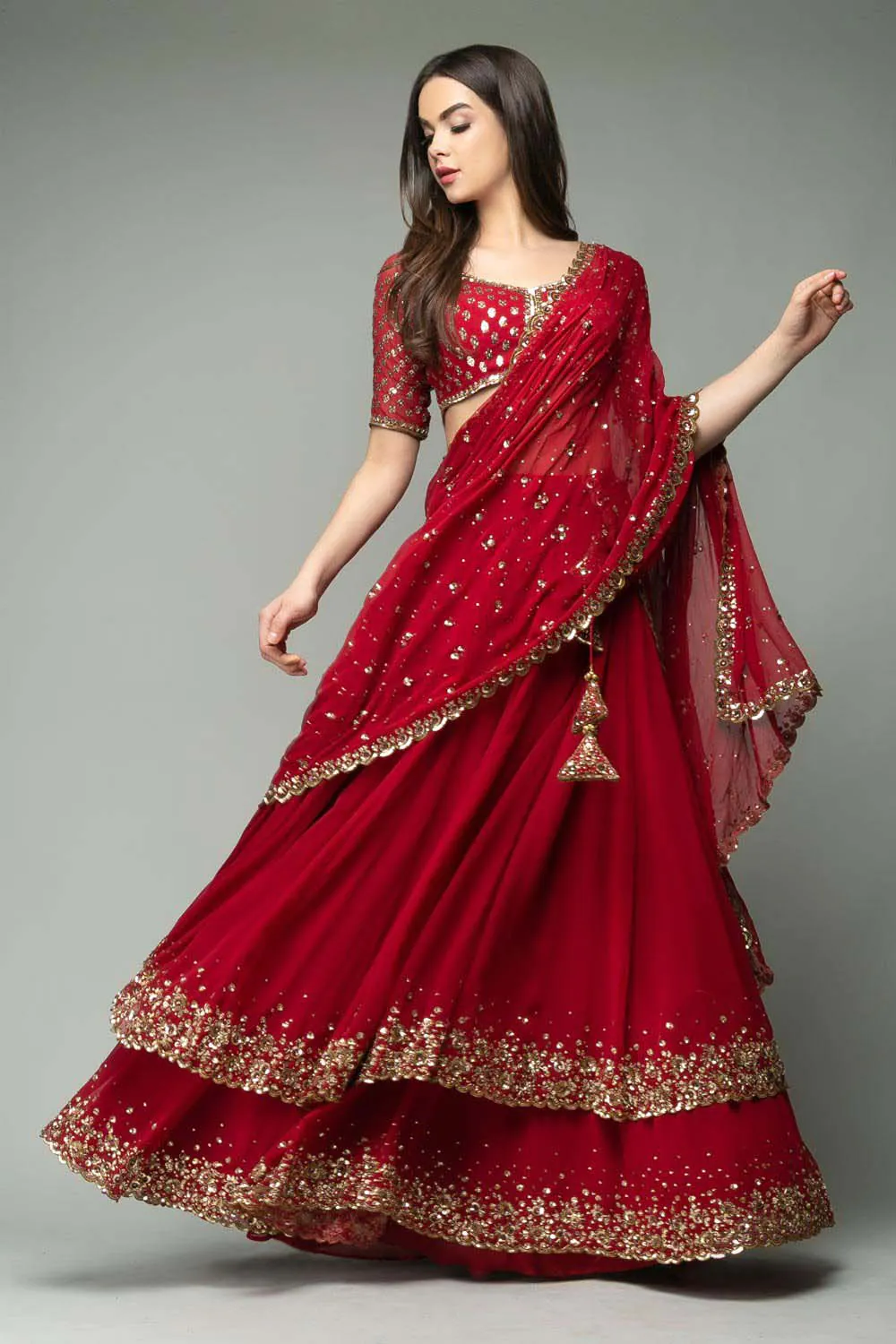 resplendent-red-color-trendy-sequence-work-ruffle-lehenga-choli