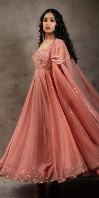 stunning-orange-color-embroider-with-sequence-work-gown
