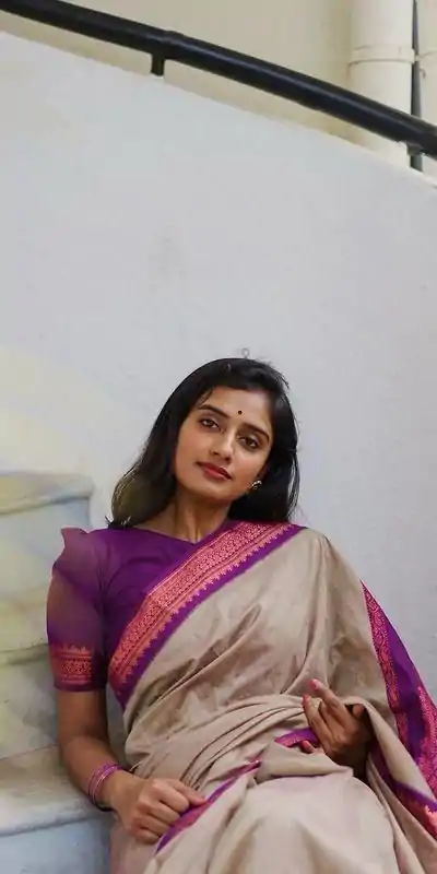 KP - 5044 Cream Color Soft Lichi Silk Jacquard On All Over Saree Casual, Party Wear, Wedding, Events Etc. Expected Delivery 4-6 Working Days @1449/- | Sarees, Bollywood Sarees, Creative Sarees, Designer Sarees, Embroidered Sarees, Ethnic Saree, Modern Digital sarees, Party Wear Sarees