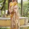 Golden Soft Silk Pallu Saree