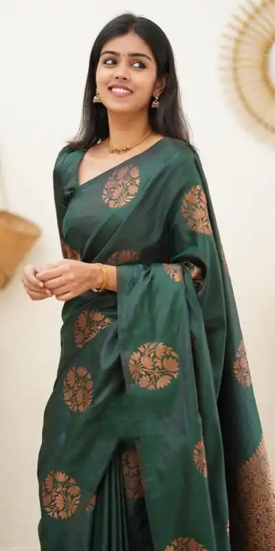 KP 4064 Green Color Soft Lichi Silk Jacquard On All Over Saree Casual, Party Wear, Wedding, Events Etc. Expected Delivery 4-6 Working Days @1249/- | Sarees, Bollywood Sarees, Creative Sarees, Designer Sarees, Embroidered Sarees, Ethnic Saree, Modern Digital sarees, Party Wear Sarees