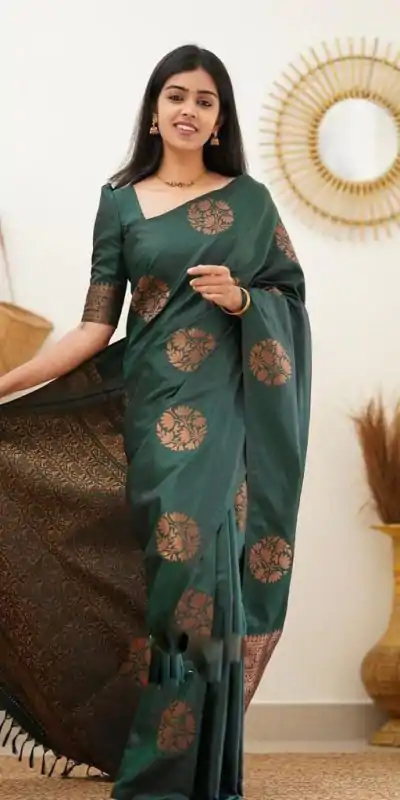 KP 4064 Green Color Soft Lichi Silk Jacquard On All Over Saree Casual, Party Wear, Wedding, Events Etc. Expected Delivery 4-6 Working Days @1249/- | Sarees, Bollywood Sarees, Creative Sarees, Designer Sarees, Embroidered Sarees, Ethnic Saree, Modern Digital sarees, Party Wear Sarees
