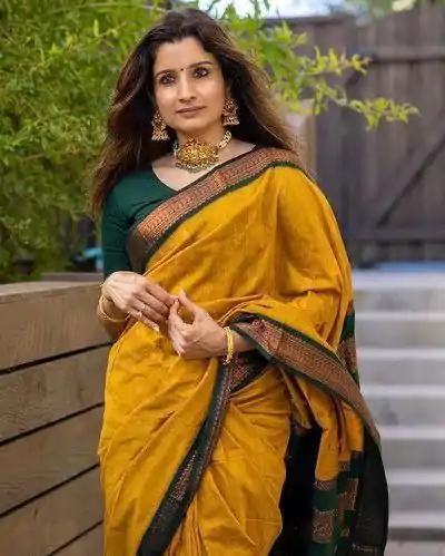 KP - 5044 Yellow  Color Soft Lichi Silk Jacquard On All Over Saree Casual, Party Wear, Wedding, Events Etc. Expected Delivery 4-6 Working Days @1449/- | Sarees, Bollywood Sarees, Creative Sarees, Designer Sarees, Embroidered Sarees, Ethnic Saree, Modern Digital sarees, Party Wear Sarees