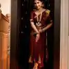 Maroon Soft Silk Jacquard All Over Saree