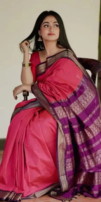 KP 5004 Pink Color Soft Lichi Silk Jacquard On All Over Saree Casual, Party Wear, Wedding, Events Etc. Expected Delivery 4-6 Working Days @1449/- | Sarees, Bollywood Sarees, Creative Sarees, Designer Sarees, Embroidered Sarees, Ethnic Saree, Modern Digital sarees, Party Wear Sarees