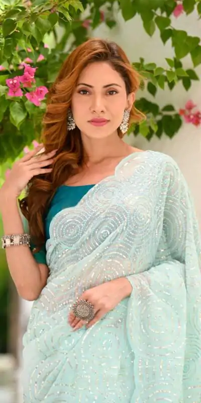 JR 622 Light Blue Color Georgette Sequence Work Casual, Party Wear, Wedding, Events Etc. Expected Delivery 4-6 Working Days @1849/- | Sarees, Bollywood Sarees, Creative Sarees, Designer Sarees, Embroidered Sarees, Ethnic Saree, Modern Digital sarees, Party Wear Sarees