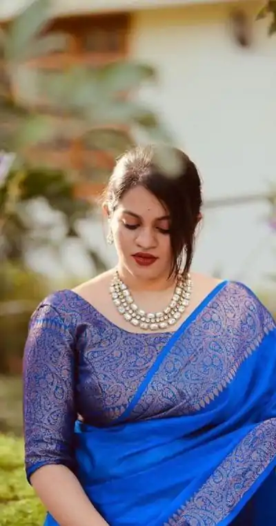 KP 3042 Royal Blue Color Soft Lichi Silk Jacquard On All Over Saree Casual, Party Wear, Wedding, Events Etc. Expected Delivery 4-6 Working Days @1349/- | Sarees, Bollywood Sarees, Creative Sarees, Designer Sarees, Embroidered Sarees, Ethnic Saree, Modern Digital sarees, Party Wear Sarees