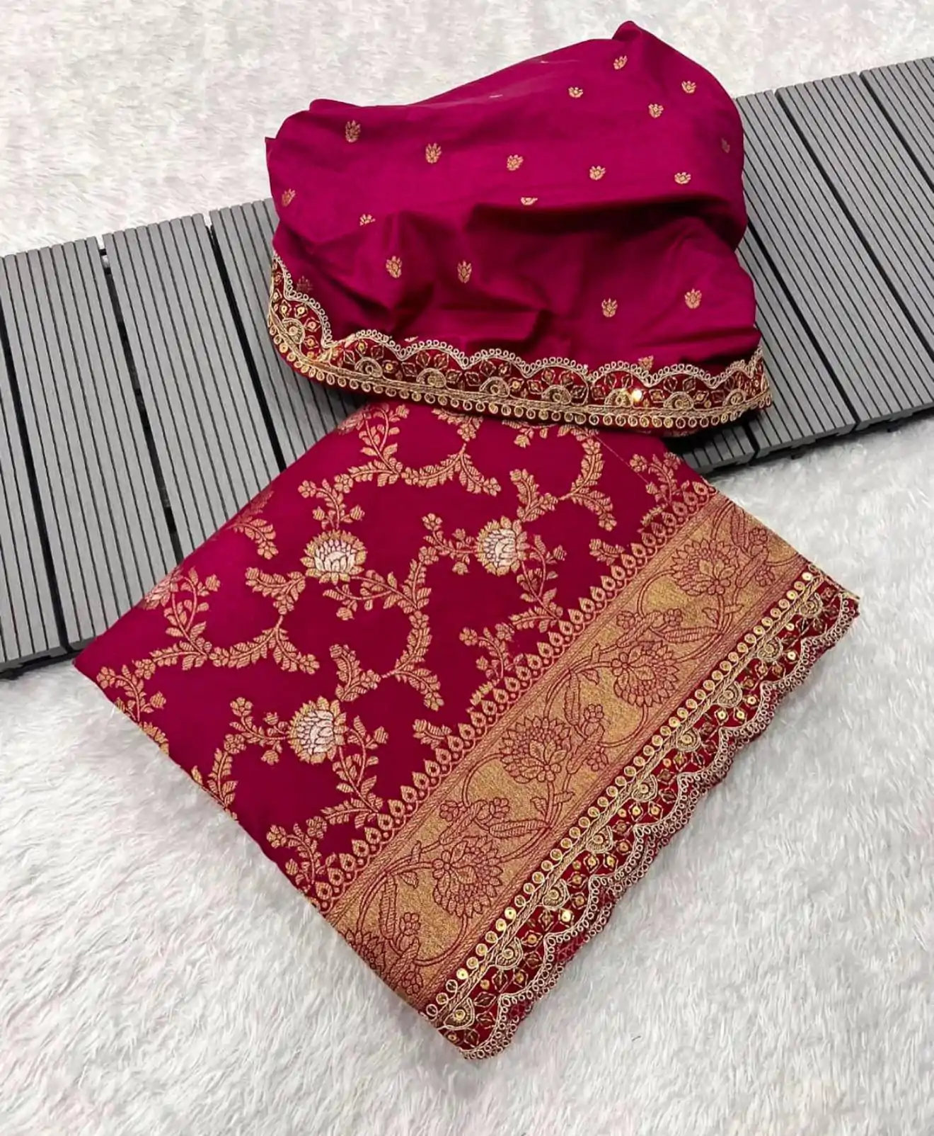 MS 469 Red color Jacquard Weaving With Embroidery Cording Lace Saree Casual, Wedding, Festive, Events . Expected Delivery  4-6 Working Days @1649/- only                                                                                                                                                                    | Sarees, Bollywood Sarees, Creative Sarees, Designer Sarees, Embroidered Sarees, Ethnic Saree, Modern Digital sarees, Party Wear Sarees