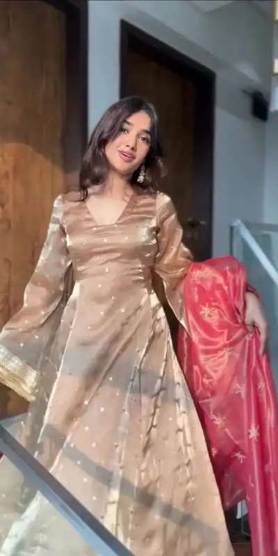 LG 1917 Creamy Color Jimmy Choo Heavy Sequence Embroidery Work Salwar Suit Casual, Wedding, Party, Festive, Events Etc.4-6 Working Days@ 2099/-only | Jump Suits, Salwar suit, Casual Suits, Creative suits, Designer Suits, Palazzo Suits, Party Wear Suits, Patiala Suits, Straight Suits