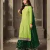 FC 47001 Light Green Color Georgette With Embroidery work With Stone Suit Casual, Wedding, Party, Festive, Events Etc.4-6 Working Days@ 1849/-only | Jump Suits, Salwar suit, Casual Suits, Creative suits, Designer Suits, Palazzo Suits, Party Wear Suits, Patiala Suits, Straight Suits