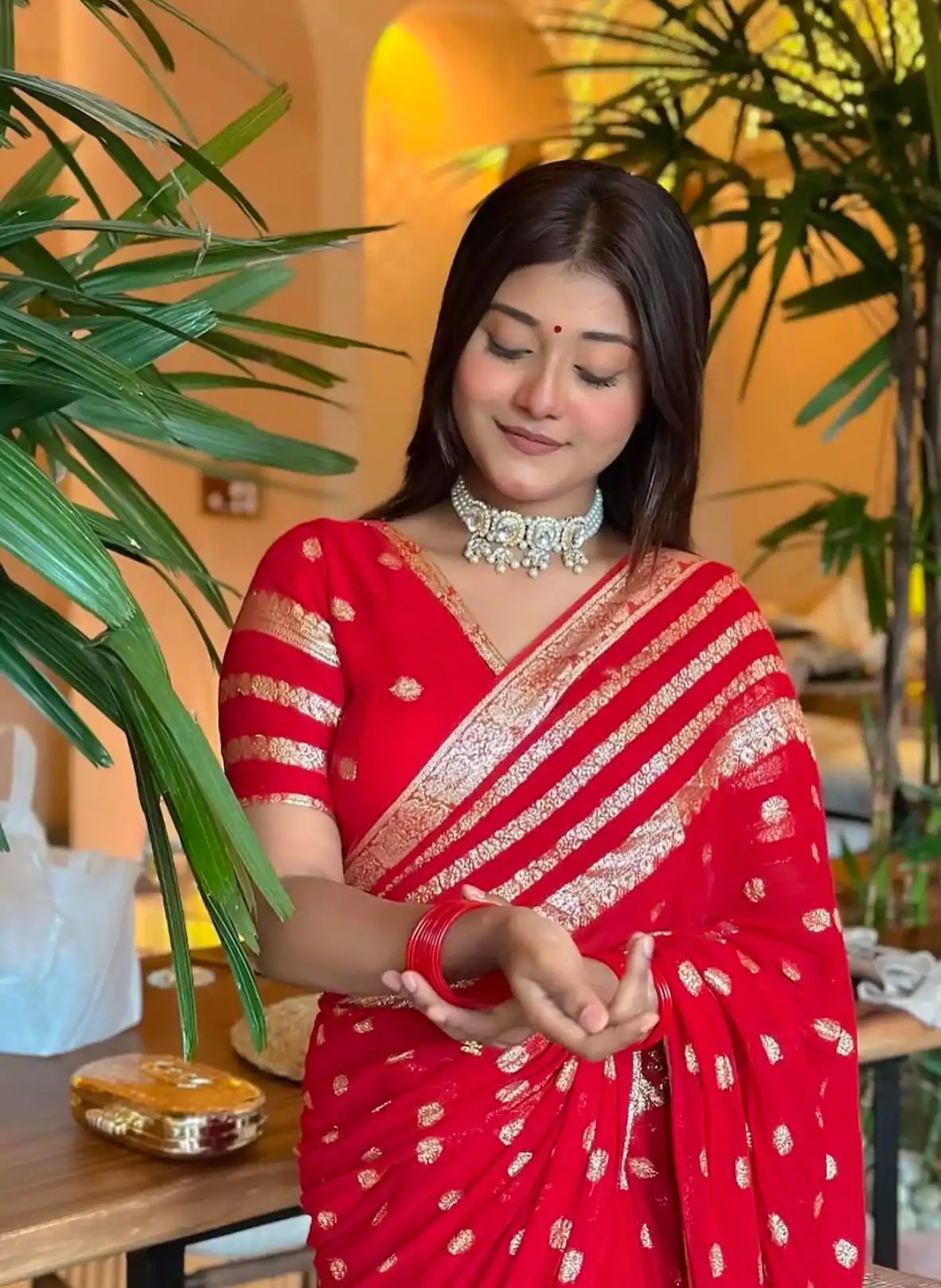 MS Pani Red Color Viscose Georgette With Pure Jacquard Zari Saree Casual, Wedding, Festive, Events . Expected Delivery  4-6 Working Days @1599/- only | Sarees, Bollywood Sarees, Creative Sarees, Designer Sarees, Embroidered Sarees, Ethnic Saree, Modern Digital sarees, Party Wear Sarees