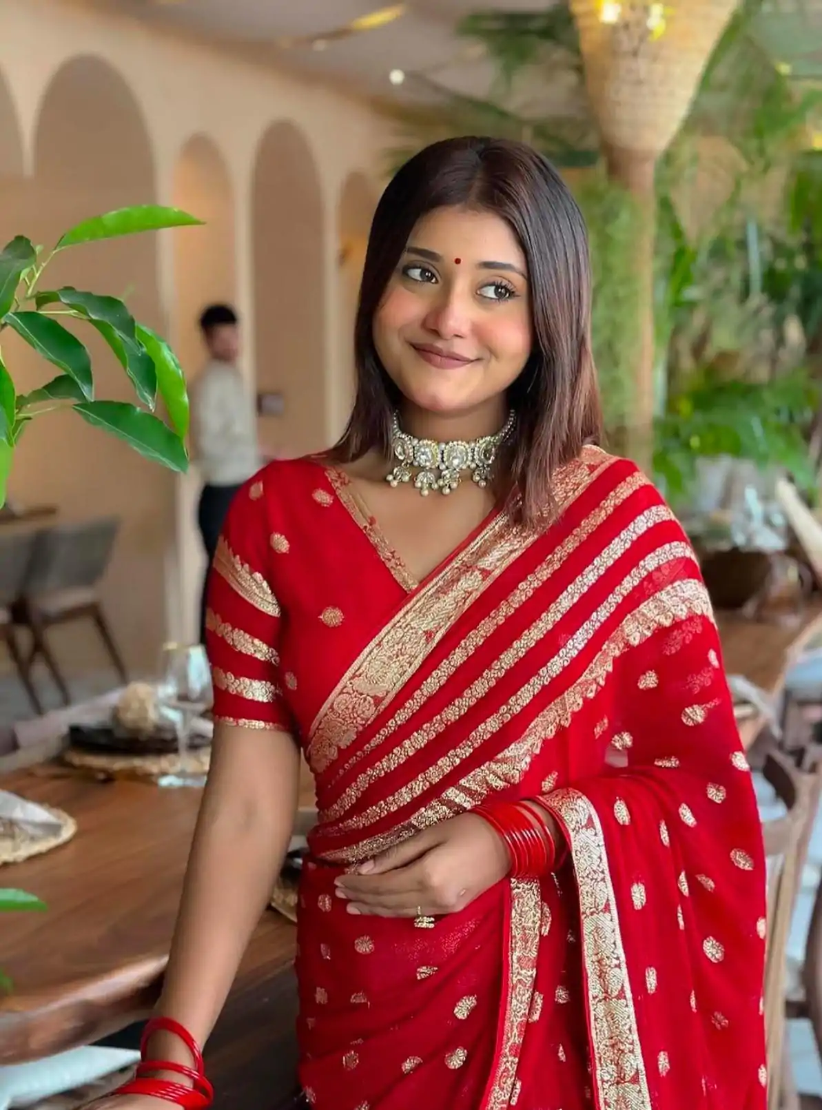 MS Pani Red Color Viscose Georgette With Pure Jacquard Zari Saree Casual, Wedding, Festive, Events . Expected Delivery  4-6 Working Days @1599/- only | Sarees, Bollywood Sarees, Creative Sarees, Designer Sarees, Embroidered Sarees, Ethnic Saree, Modern Digital sarees, Party Wear Sarees