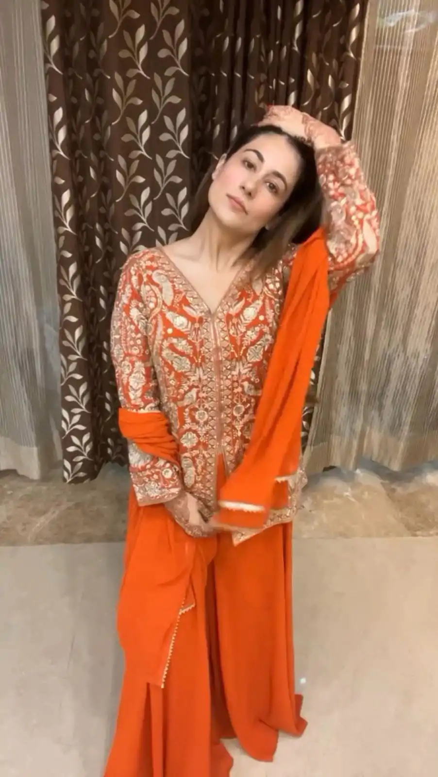 LG 1918 Orange Color Chinon With Embroidery Sequence Work Salwar Suit Casual, Wedding, Party, Festive, Events Etc.4-6 Working Days@ 2299/-only | Jump Suits, Salwar suit, Casual Suits, Creative suits, Designer Suits, Palazzo Suits, Party Wear Suits, Patiala Suits, Straight Suits