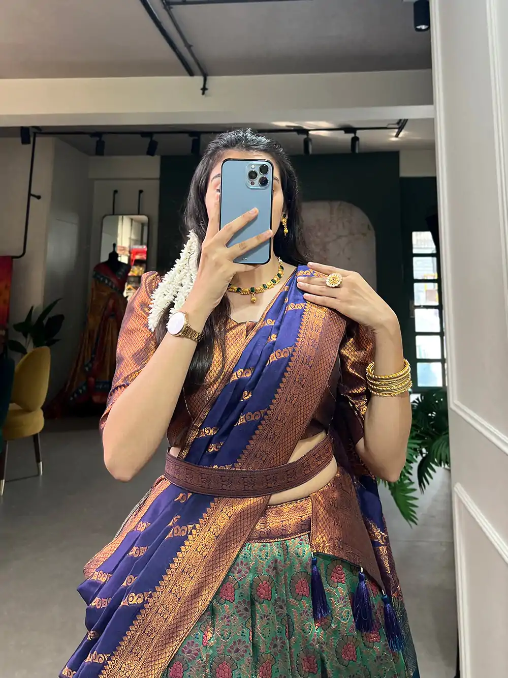 LNB 2000 Navy Blue Color Silk Jacquard Zari Weaving Work Lehenga Choli Wedding, Party, Festive, Events Etc. Delivery 4-6 Working Days Rs 1999 | Lehenga, Bollywood Lehenga, Creative Lehenga, Designer Lehenga, Embroidered Lehenga, Party Wear Lehenga