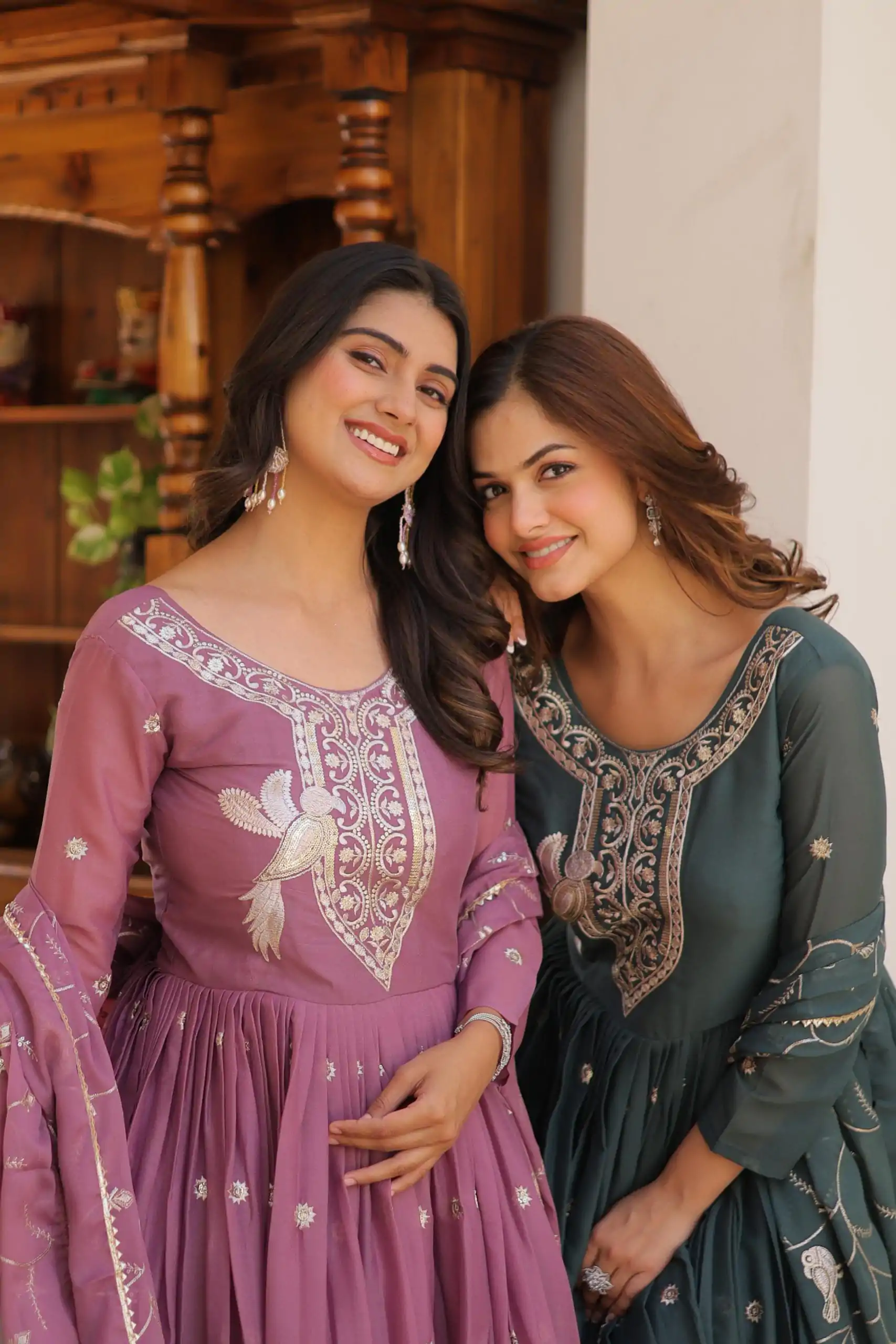 Ram 081 Light Purple Star Georgette Sequence Embroidery Work Anarkali Gown Wedding Party, Festive, Events Etc.4-6 Working Days@2149/- only | Gowns, Bollywood Gowns, Creative Gowns, Designer Gowns, Embroidered Gowns, Party Wear Gowns, Straight Suits