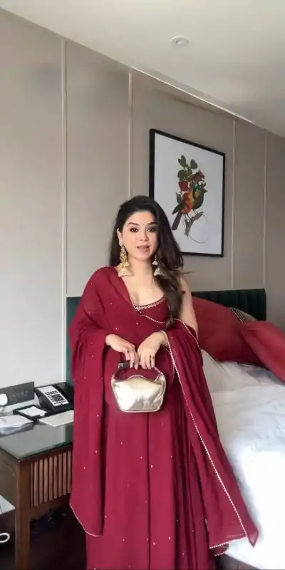 RTC 5839 Maroon Color Foix Georgette Thread With Real Mirror With Diamond Salwar Suit , Wedding, Party, Festive, Events Etc.4-6 Working Days@ 1949/-only | Jump Suits, Salwar suit, Casual Suits, Creative suits, Designer Suits, Palazzo Suits, Party Wear Suits, Patiala Suits, Straight Suits