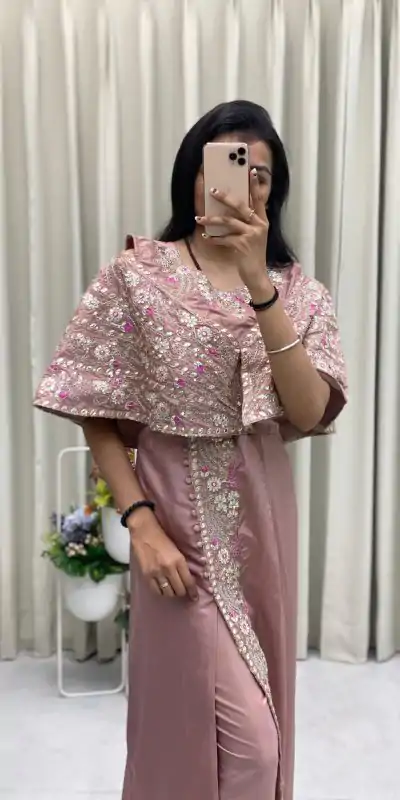 BE 327 Light Pink Color Crepe Silk Sequence Embroidery Foil Paper Work Salwar Suit Casual, Wedding, Party, Festive, Events Etc.4-6 Working Days@ 1899/-only | Jump Suits, Salwar suit, Casual Suits, Creative suits, Designer Suits, Palazzo Suits, Party Wear Suits, Patiala Suits, Straight Suits