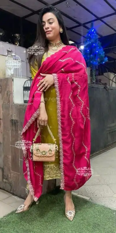 BE G82 Mahandi Chinon With Embroidery Work Salwar Suit Casual, Wedding, Party, Festive, Events Etc.4-6 Working Days@1849/-only | Jump Suits, Salwar suit, Casual Suits, Creative suits, Designer Suits, Palazzo Suits, Party Wear Suits, Patiala Suits, Straight Suits