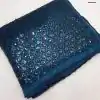 DF 3427 Dark Blue Color Georgette Dual Sequins 3MM & 5MM Embroidery Sequins Work Saree Wedding, Festive, Events . Expected Delivery  4-6 Working Days @1799/- | Sarees, Bollywood Sarees, Creative Sarees, Designer Sarees, Embroidered Sarees, Ethnic Saree, Modern Digital sarees, Party Wear Sarees