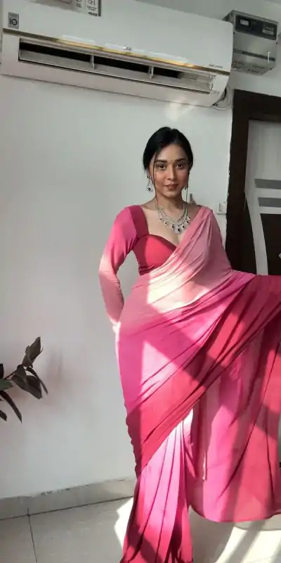 SC 216 Multi Color oft Georgette Silk Ready To Wear All Over Saree Casual, Wedding, Festive, Events . Expected Delivery  4-6 Working Days @1549/- only                                                                                                                                             | Sarees, Bollywood Sarees, Creative Sarees, Designer Sarees, Embroidered Sarees, Ethnic Saree, Modern Digital sarees, Party Wear Sarees