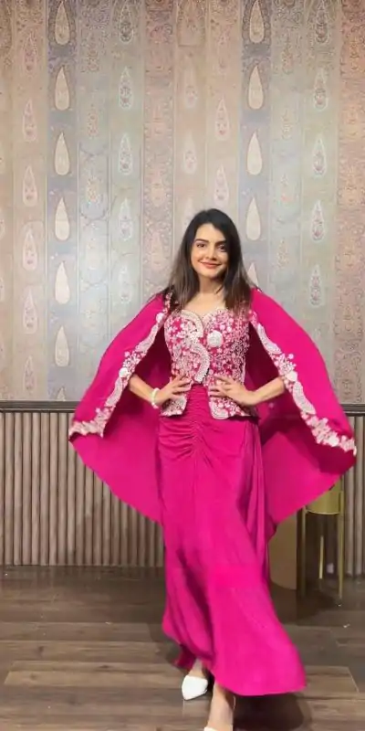 LG 1935 Pink Color Chinon Sequence Embroidery Work Dhoti Suit Casual, Wedding, Festive, Events. Expected Delivery 4-6 Working Days @1999/- only | Jump Suits, Salwar suit, Casual Suits, Creative suits, Designer Suits, Palazzo Suits, Party Wear Suits, Patiala Suits, Straight Suits