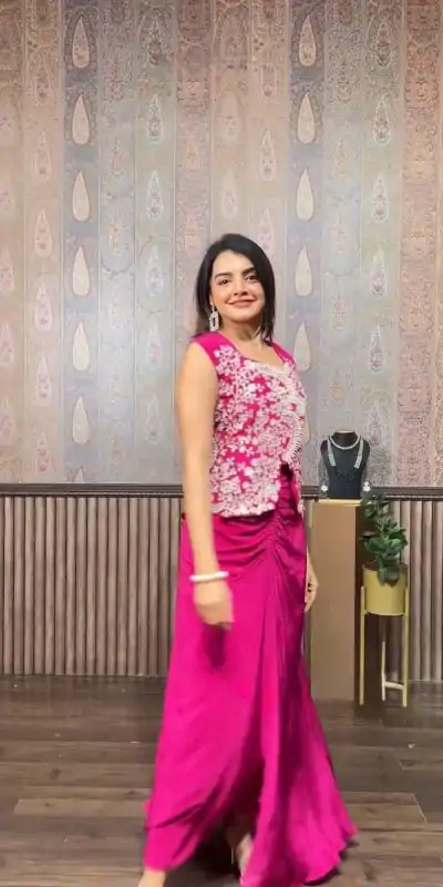 LG 1935 Pink Color Chinon Sequence Embroidery Work Dhoti Suit Casual, Wedding, Festive, Events. Expected Delivery 4-6 Working Days @1999/- only | Jump Suits, Salwar suit, Casual Suits, Creative suits, Designer Suits, Palazzo Suits, Party Wear Suits, Patiala Suits, Straight Suits