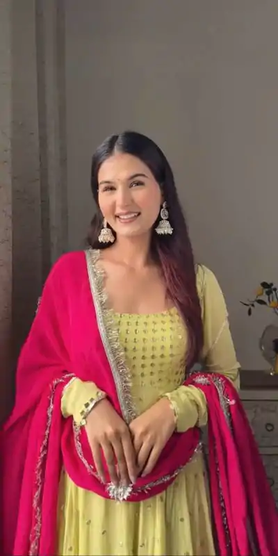 RTC 5851 Pista Color Foix Georgette Thread With Sequence Salwar Suit Casual, Wedding, Festive, Events . Expected Delivery  4-6 Working Days @2049/- only      | Jump Suits, Salwar suit, Casual Suits, Creative suits, Designer Suits, Palazzo Suits, Party Wear Suits, Patiala Suits, Straight Suits