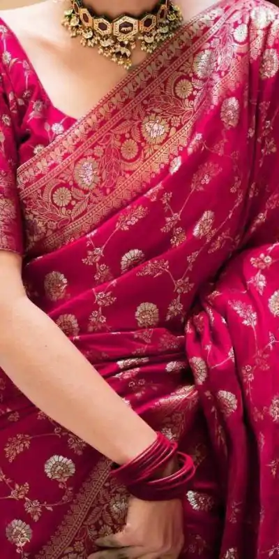 MS 483 Rani Pink Color Soft Litchi Silk Kubera Pattu Saree Casual, Wedding, Festive, Events . Expected Delivery  4-6 Working Days @1199/- only                                                                                                                                             | Sarees, Bollywood Sarees, Creative Sarees, Designer Sarees, Embroidered Sarees, Ethnic Saree, Modern Digital sarees, Party Wear Sarees