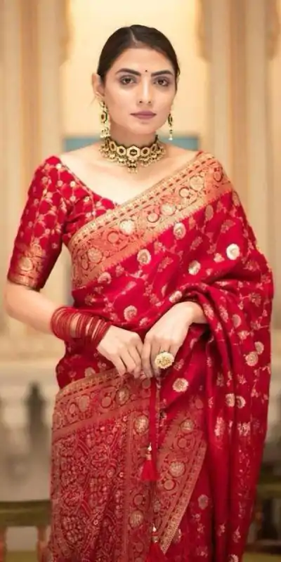 MS 483 Red Color Soft Litchi Silk Kubera Pattu Saree Casual, Wedding, Festive, Events . Expected Delivery  4-6 Working Days @1199/- only                                                                                                                                             | Sarees, Bollywood Sarees, Creative Sarees, Designer Sarees, Embroidered Sarees, Ethnic Saree, Modern Digital sarees, Party Wear Sarees