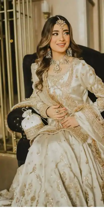 VLM 270 Half White Color Chinon Silk Embroidery Work Salwar Suit Casual, Wedding, Festive, Events . Expected Delivery 4-6 Working Days @2299/- only | Jump Suits, Salwar suit, Casual Suits, Creative suits, Designer Suits, Palazzo Suits, Party Wear Suits, Patiala Suits, Straight Suits