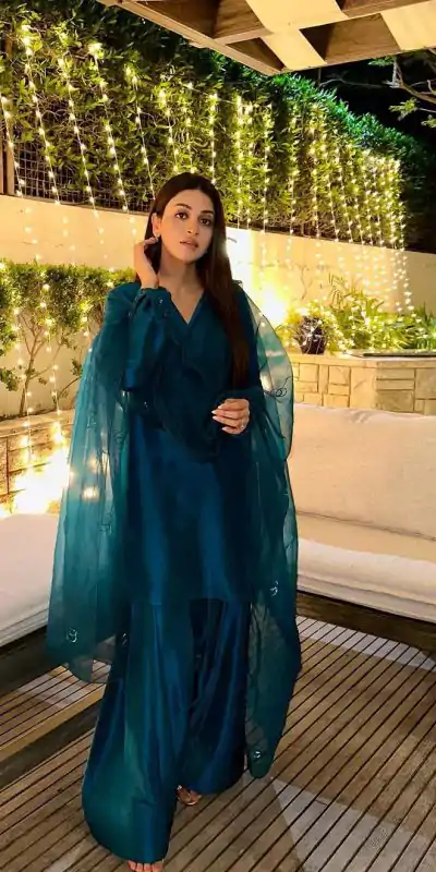 Fantastic Rama Blue Color Fendi Silk Salwar Suit