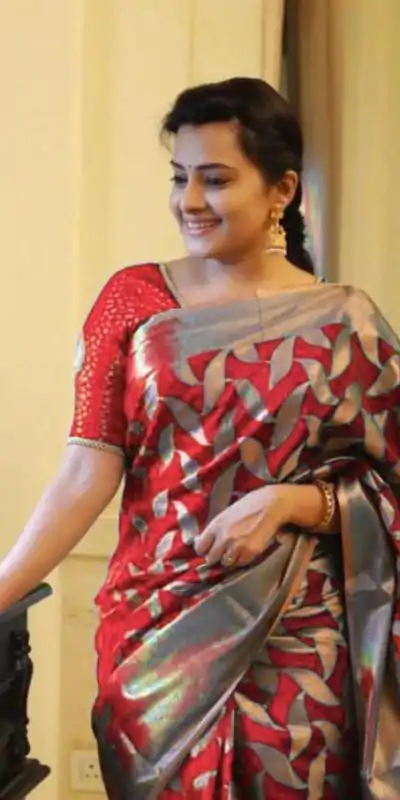  MS 172 Red Color Soft Litchi Silk All Over Weaving Saree Casual, Wedding, Festive, Events . Expected Delivery  4-6 Working Days @1199/- only      | Sarees, Bollywood Sarees, Creative Sarees, Designer Sarees, Embroidered Sarees, Ethnic Saree, Modern Digital sarees, Party Wear Sarees