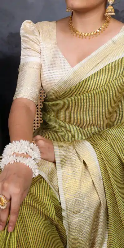 YNF 7403 Green Color Jacquard Chex Zari Weaving Work Saree Casual, Wedding, Festive, Events . Expected Delivery 4-6 Working Days @1499/- only | Sarees, Bollywood Sarees, Creative Sarees, Designer Sarees, Embroidered Sarees, Ethnic Saree, Modern Digital sarees, Party Wear Sarees