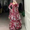 YNF 5103 Maroon Color Marble Floral Print Lace Touch Up Gown Casual, Wedding, Party, Festive, Events Etc. Expected Delivery 4-6 Working Days @1799/- | Gowns, Bollywood Gowns, Creative Gowns, Designer Gowns, Embroidered Gowns, Party Wear Gowns
