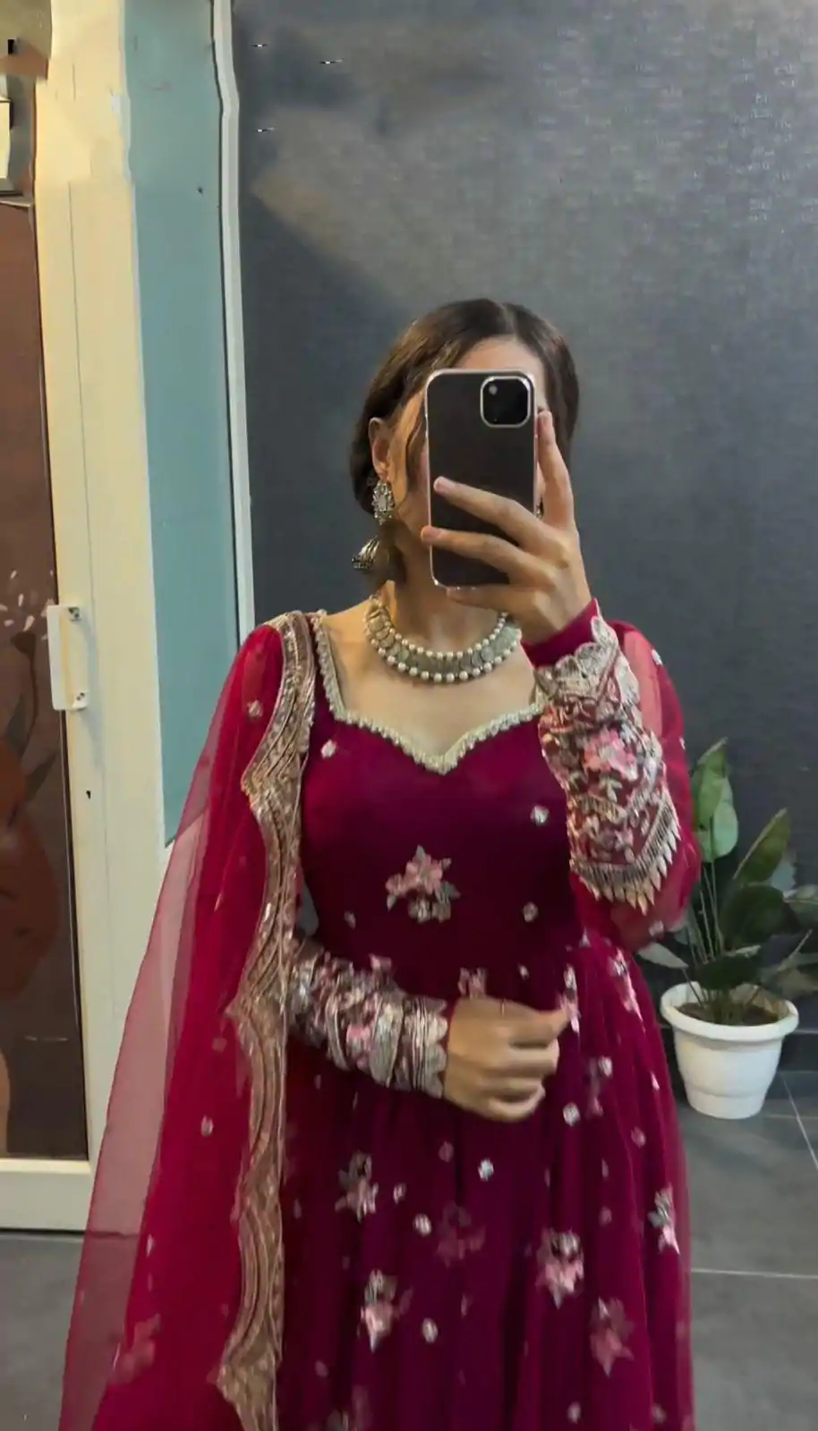 KD 1373 Red Color Georgette Thread With Sequence Salwar Suit Casual, Wedding, Party, Festive, Events Etc.4-6 Working Days@ 2049/-only | Jump Suits, Salwar suit, Casual Suits, Creative suits, Designer Suits, Palazzo Suits, Party Wear Suits, Patiala Suits, Straight Suits