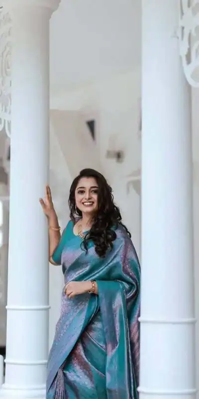 KP 5016 Blue Color Soft Litchi Silk jacquard Work On All Over Saree Casual, Wedding, Festive, Events . Expected Delivery  4-6 Working Days @1399/- only                                                                                                                                             | Sarees, Bollywood Sarees, Creative Sarees, Designer Sarees, Embroidered Sarees, Ethnic Saree, Modern Digital sarees, Party Wear Sarees