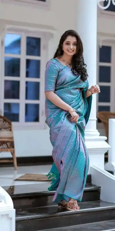 KP 5016 Blue Color Soft Litchi Silk jacquard Work On All Over Saree Casual, Wedding, Festive, Events . Expected Delivery  4-6 Working Days @1399/- only                                                                                                                                             | Sarees, Bollywood Sarees, Creative Sarees, Designer Sarees, Embroidered Sarees, Ethnic Saree, Modern Digital sarees, Party Wear Sarees