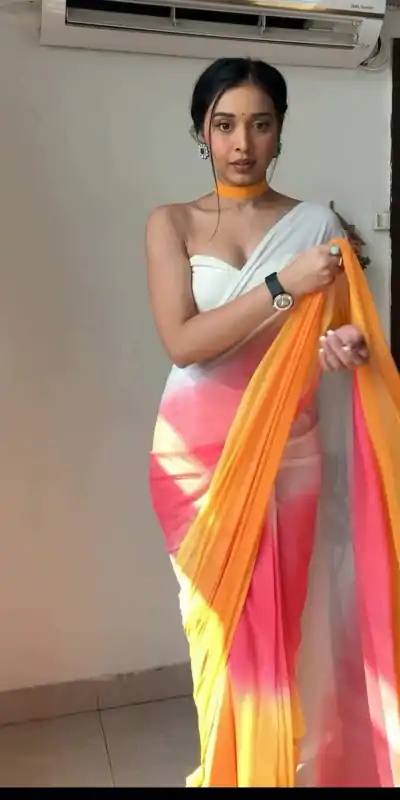 SC 234 Multi Color Soft Georgette Silk Ready To Wear Saree Casual, Wedding, Festive, Events . Expected Delivery  4-6 Working Days @1549/- only                                                                                                                                             | Sarees, Bollywood Sarees, Creative Sarees, Designer Sarees, Embroidered Sarees, Ethnic Saree, Modern Digital sarees, Party Wear Sarees