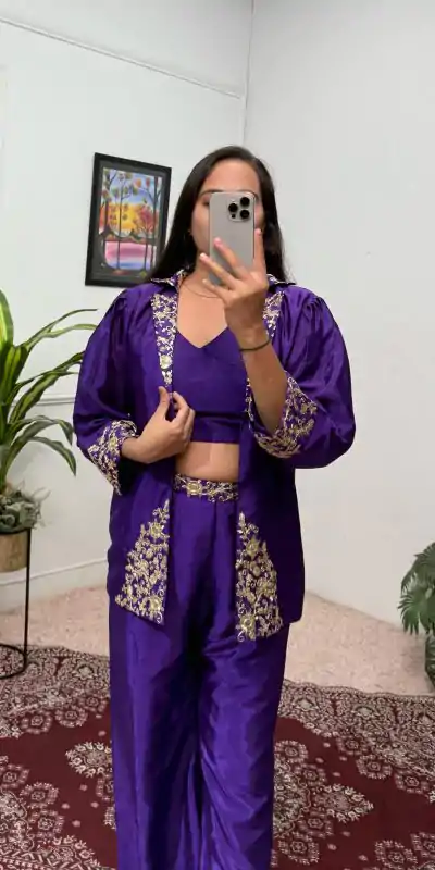 ST 1101 Royal Blue Chinon Embroidery Work Fancy Pattern Salwar Suit Casual, Wedding, Festive, Events . Expected Delivery  4-6 Working Days @1849/- only      | Jump Suits, Salwar suit, Casual Suits, Creative suits, Designer Suits, Palazzo Suits, Party Wear Suits, Patiala Suits, Straight Suits