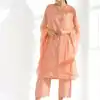 INLI Ghibli Peach Color Pure Cotton Print Salwar Suit Casual, Wedding, Party, Festive, Events Etc.4-6 Working Days@ 1499/-only | Jump Suits, Salwar suit, Casual Suits, Creative suits, Designer Suits, Palazzo Suits, Party Wear Suits, Patiala Suits, Straight Suits