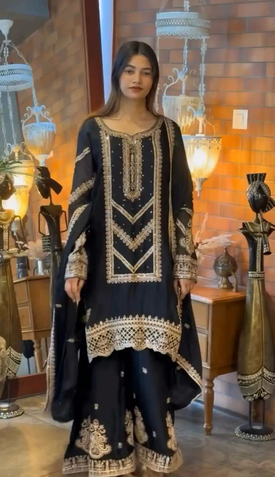 VLM 273 Black Color Georgette Embroidery Work Salwar Suit Casual, Wedding, Festive, Events . Expected Delivery 4-6 Working Days @2149/- only | Jump Suits, Salwar suit, Casual Suits, Creative suits, Designer Suits, Palazzo Suits, Party Wear Suits, Patiala Suits, Straight Suits